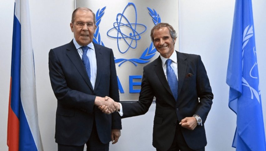 Глава МАГАТЭ Гросси на встрече с Лавровым заявил, что риск ядерного инцидента сохраняется на ЗАЭС