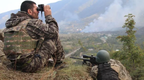 Армия Азербайджана показала часть оружия, переданных силами Нагорного Карабаха
