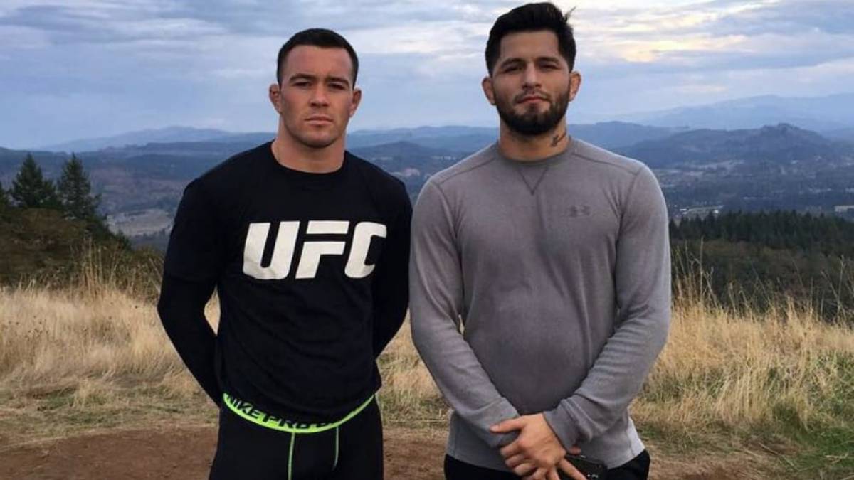 Colby Covington posted a video of Dustin Poirier dropping amateur during sparring.