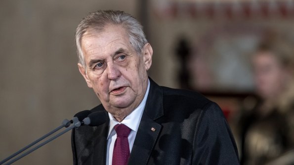 Президент Чехии Милош Земан госпитализирован в военный госпиталь в Праге